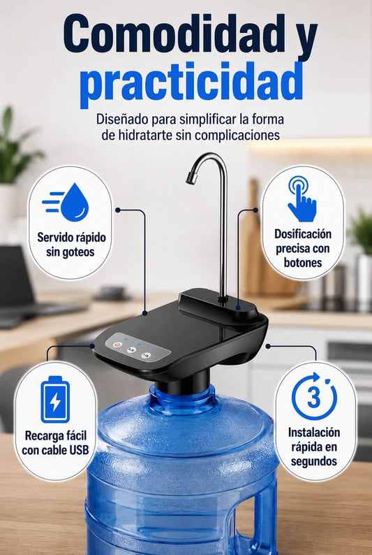 DISPENSADOR DE AGUA RECARGABLE