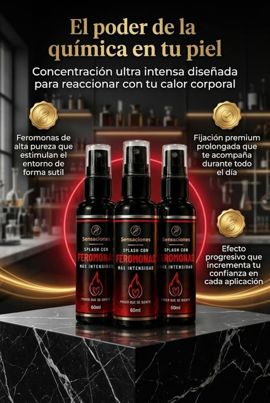 PAGUE 2 LLEVE 3 SPLASH CON FEROMONAS MÁS INTENSIDAD