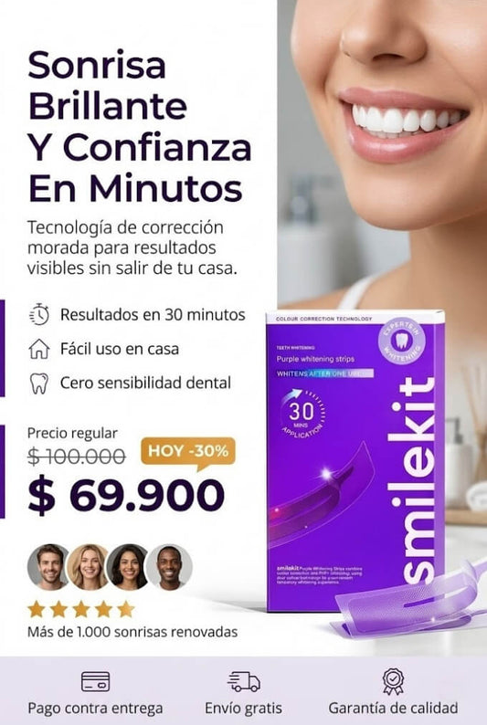 SMILEKIT TIRAS BLANQUEADORAS