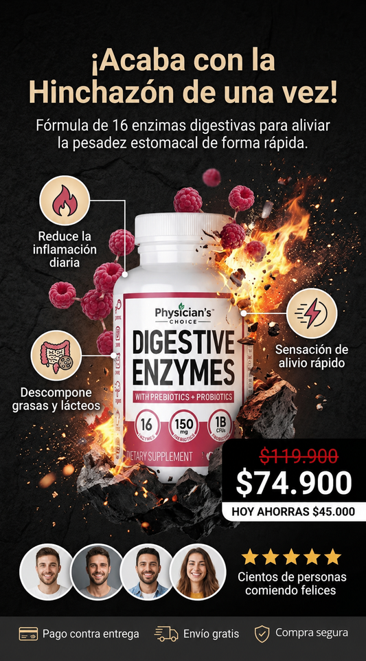CÁPSULAS DE ENZIMAS DIGESTIVAS