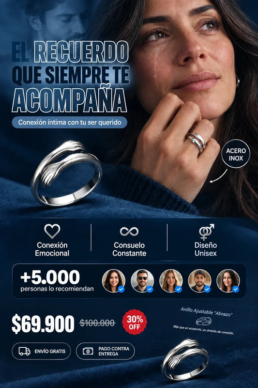 Anillo de Abrazo Siempre contigo